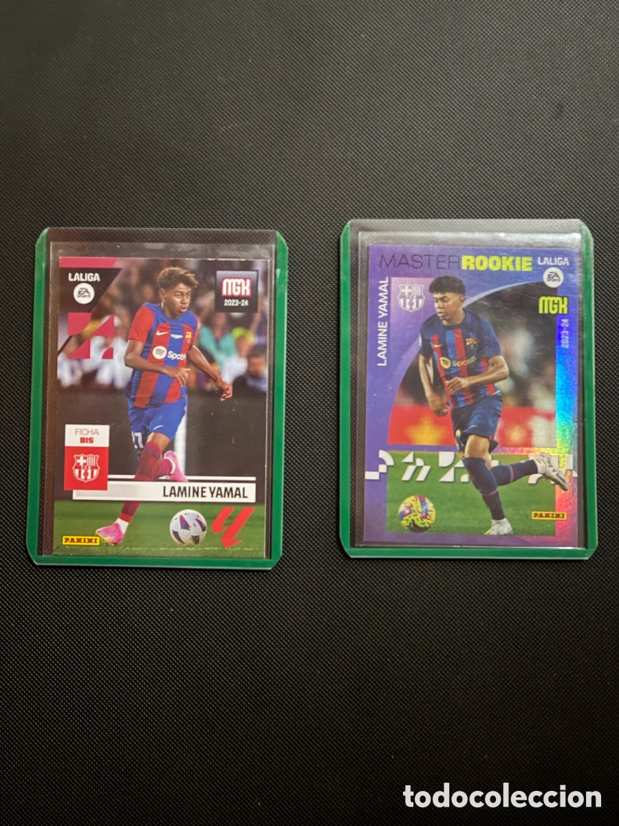 Cromos de F&uacute;tbol: Lamine Yamal 108 bis y Master Rookie