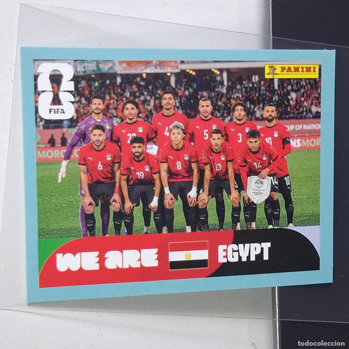 Cromos de F&uacute;tbol: A37 EGY13 TEAM PHOTO EQUIPO 13 EGIPTO EGY MUNDIAL FIFA WORLD CUP 2026 STICKER PANINI