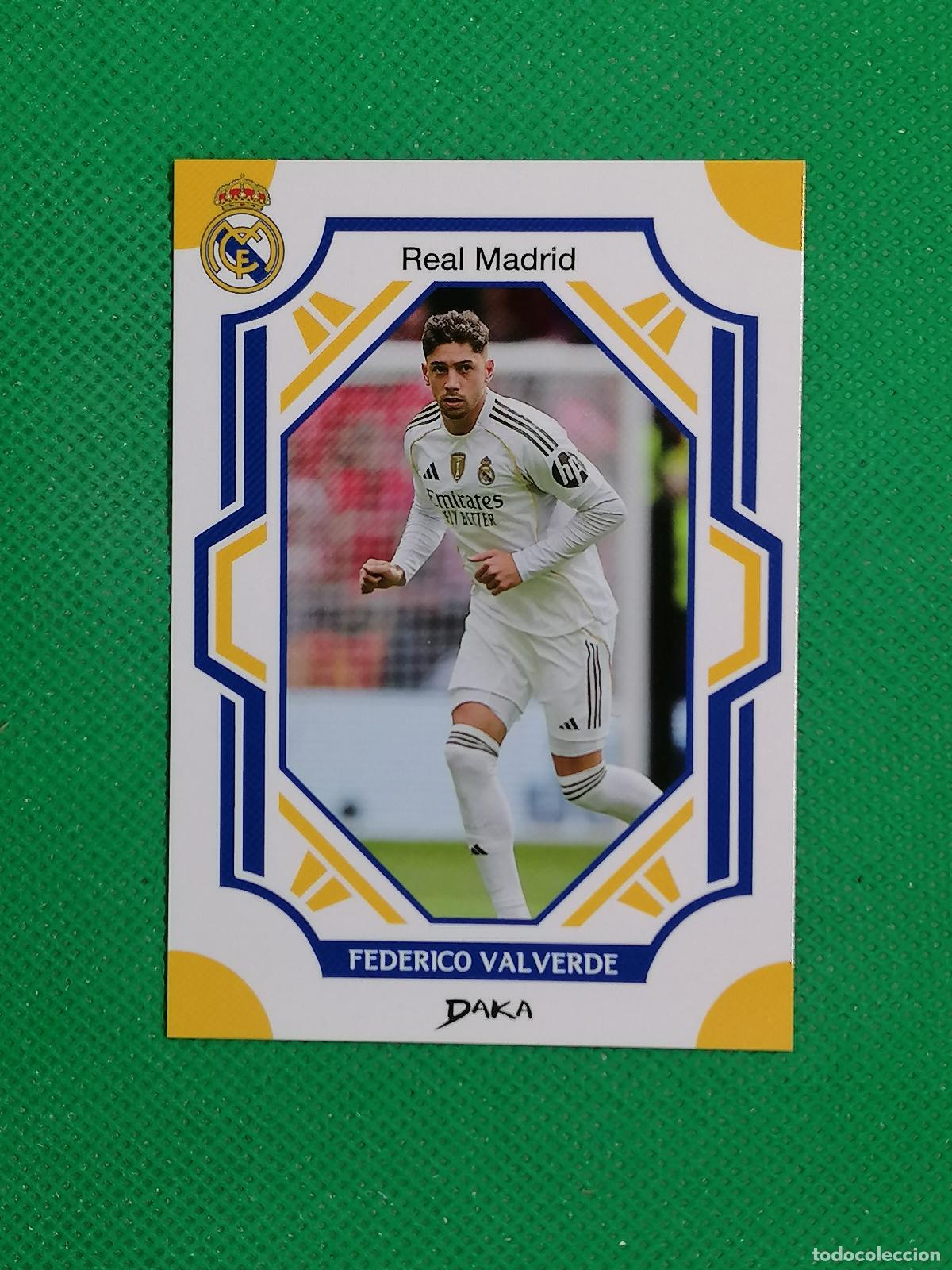 Cromos de F&uacute;tbol: RM-9-B FEDERICO VALVERDE ⚽ DAKA TOP AUDIENCE REAL MADRID 2025 2026 25 26 ⚽