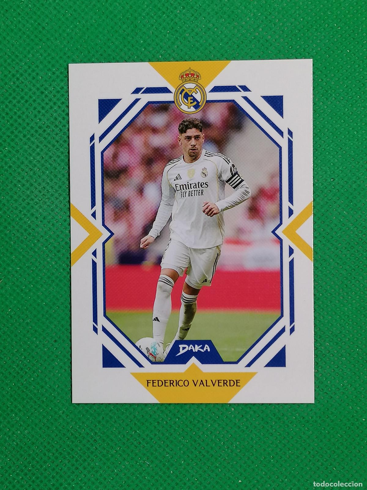 Cromos de F&uacute;tbol: RM-9-A FEDERICO VALVERDE ⚽ DAKA TOP AUDIENCE REAL MADRID 2025 2026 25 26 ⚽