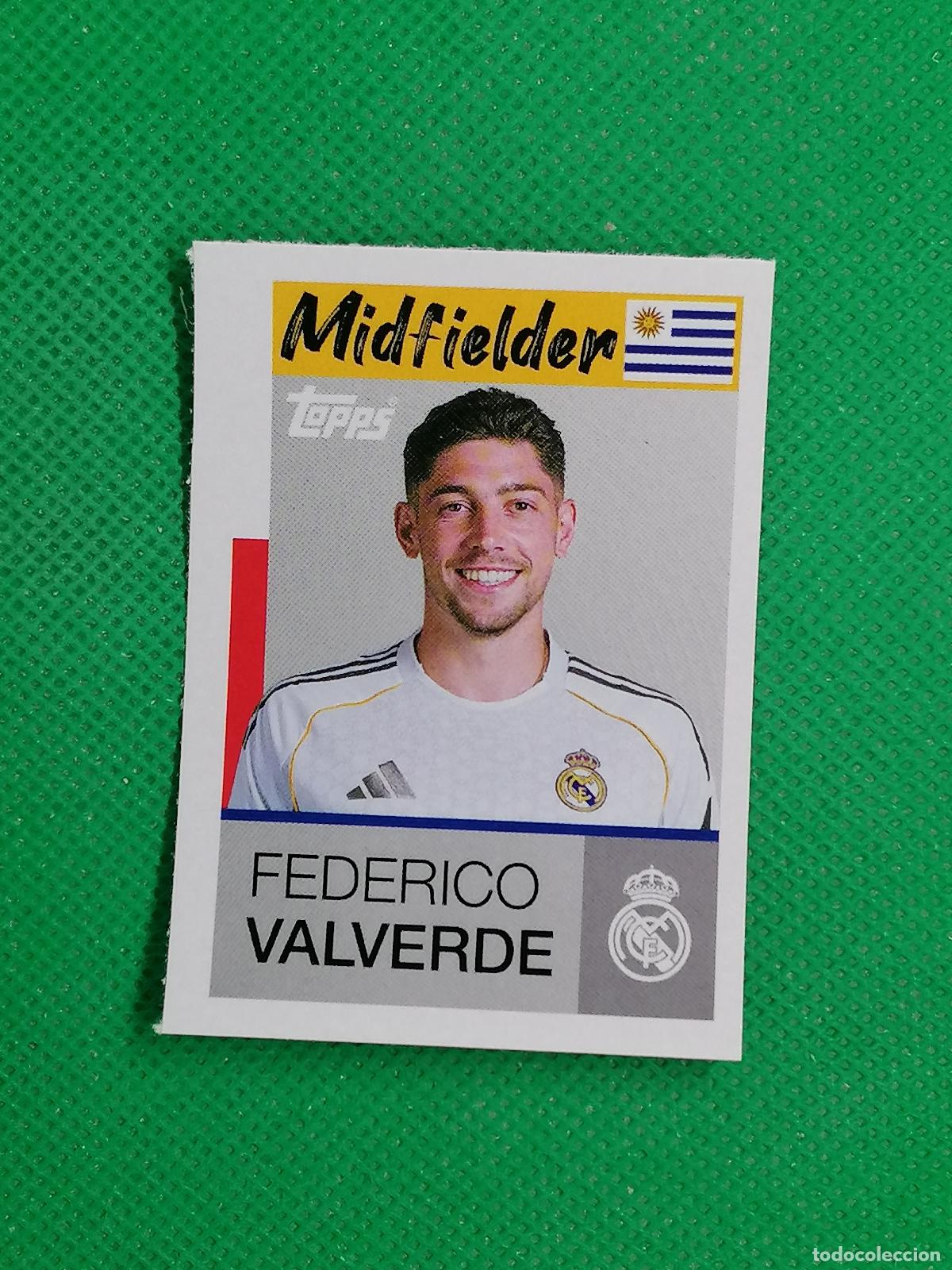 Cromos de F&uacute;tbol: 19 FEDERICO VALVERDE LOS MERENGUES ⚽ TOPPS REAL MADRID STICKERS 2025 2026 25 26 ⚽