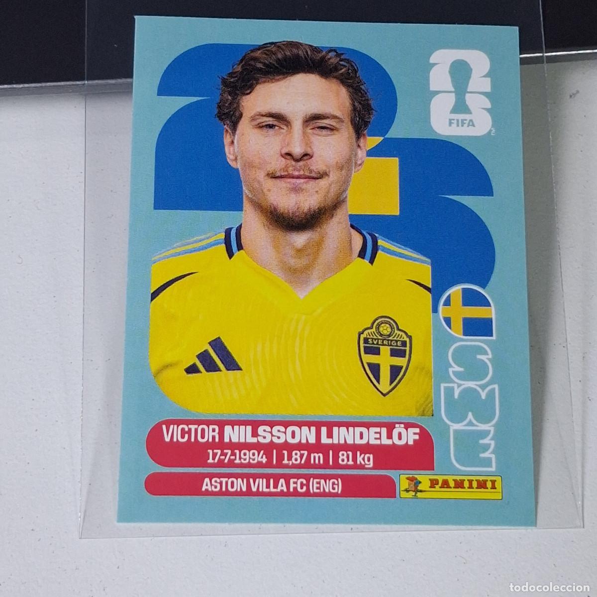 Cromos de F&uacute;tbol: A37 SWE6 VICTOR NILSSON LINDEL&Ouml;F 6 SUECIA SWEDEN SWE MUNDIAL FIFA WORLD CUP 2026 STICKER PANINI