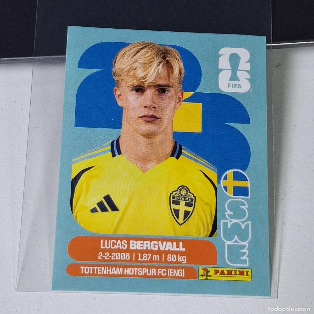 Cromos de F&uacute;tbol: A37 SWE8 LUCAS BERGVALL 8 SUECIA SWEDEN SWE MUNDIAL FIFA WORLD CUP 2026 STICKER PANINI