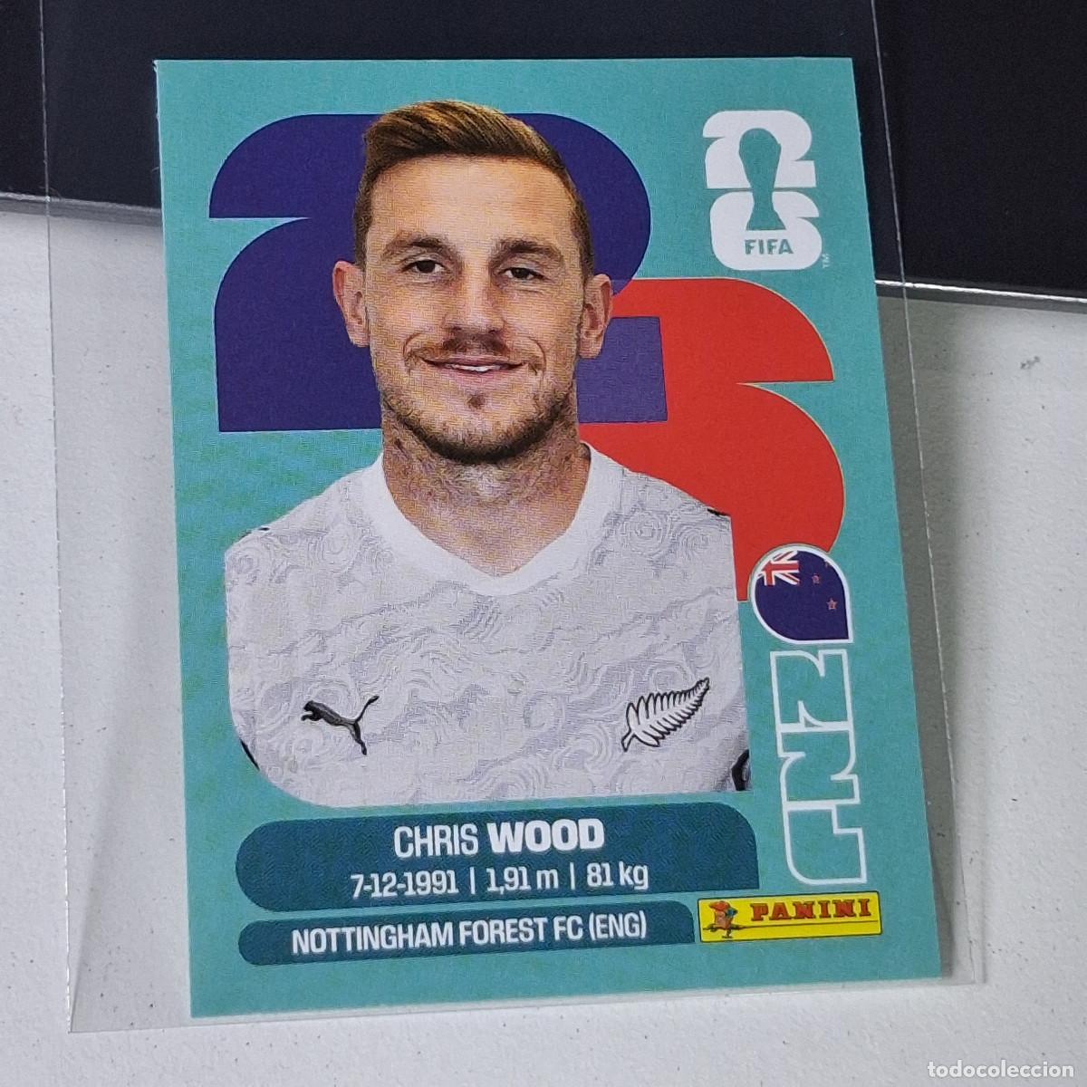 Cromos de F&uacute;tbol: A37 NZL17 CHRIS WOOD 17 NUEVA ZELANDA NZL NEW ZEALAND MUNDIAL FIFA WORLD CUP 2026 STICKER PANINI