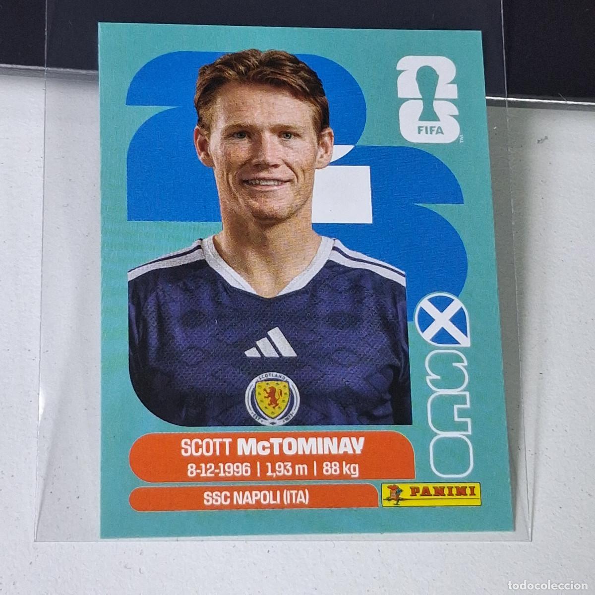 Cromos de F&uacute;tbol: A37 SCO11 SCOTT MCTOMINAY 11 ESCOCIA SCO SCOTLAND MUNDIAL FIFA WORLD CUP 2026 STICKER PANINI