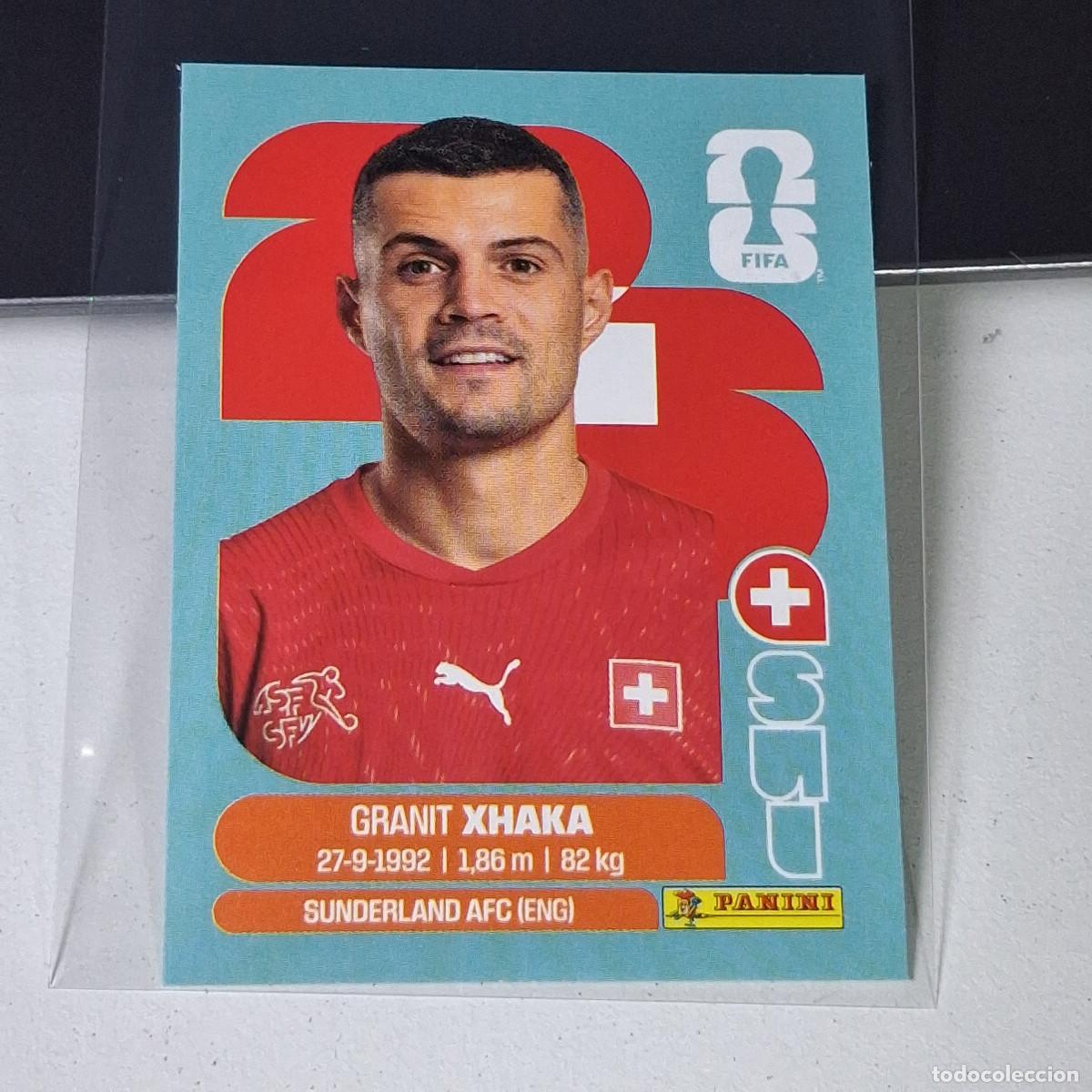 Cromos de F&uacute;tbol: A37 SUI9 GRANIT XHAKA 9 SUIZA SWITZERLAND SUI MUNDIAL FIFA WORLD CUP 2026 STICKER PANINI