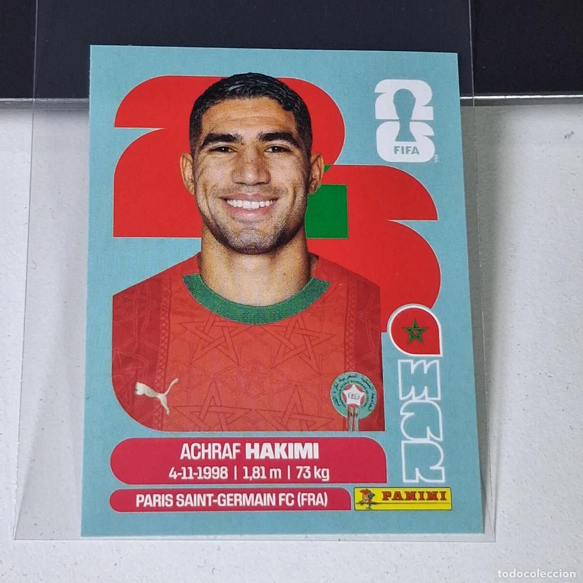 Cromos de F&uacute;tbol: A37 MAR4 ACHRAF HAKIMI 4 MARRUECOS MOROCCO MAR MUNDIAL FIFA WORLD CUP 2026 STICKER PANINI