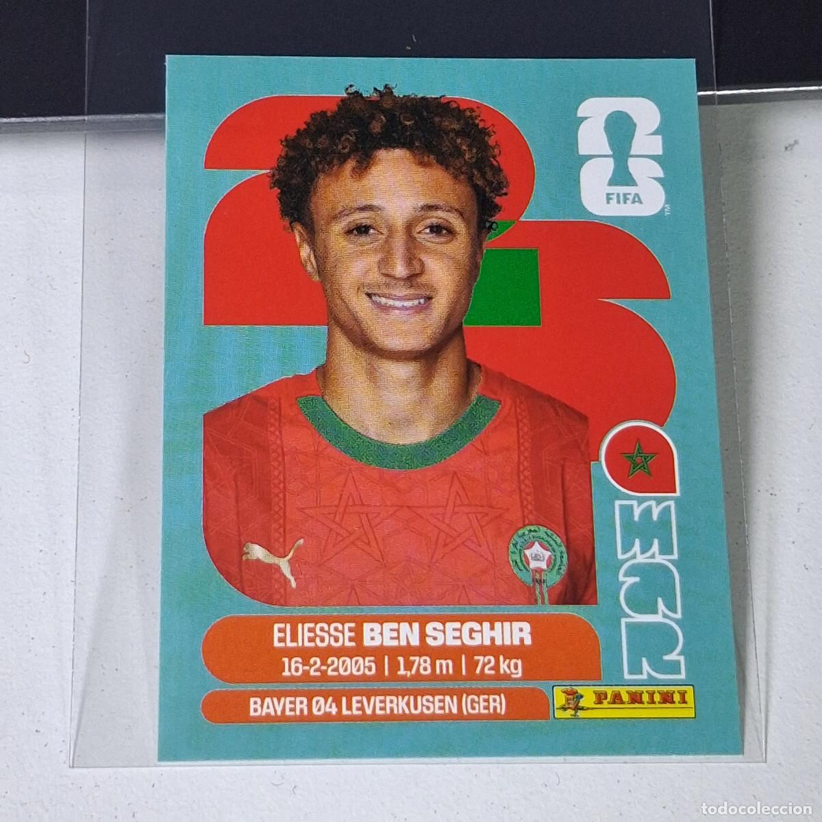 Cromos de F&uacute;tbol: A37 MAR12 ELIESSE BEN SEGHIR 12 MARRUECOS MOROCCO MAR MUNDIAL FIFA WORLD CUP 2026 STICKER PANINI