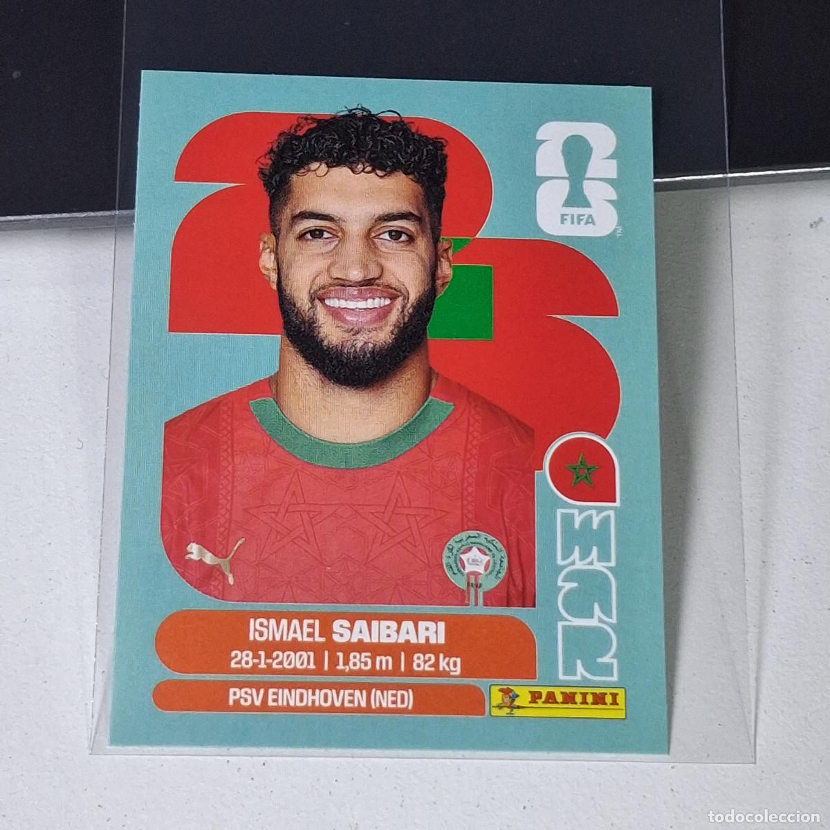Cromos de F&uacute;tbol: A37 MAR15 ISMAEL SAIBARI 15 MARRUECOS MOROCCO MAR MUNDIAL FIFA WORLD CUP 2026 STICKER PANINI