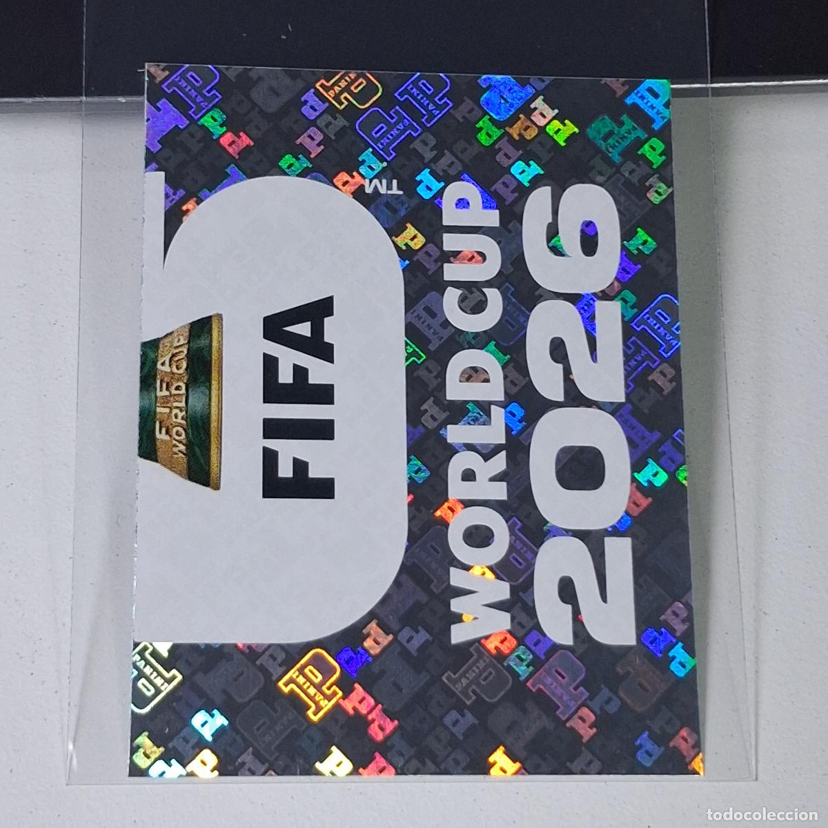 Cromos de F&uacute;tbol: A37 FWC2 FWC 2 OFFICIAL EMBLEM TROFEO MUNDIAL FIFA WORLD CUP 2026 STICKER PANINI
