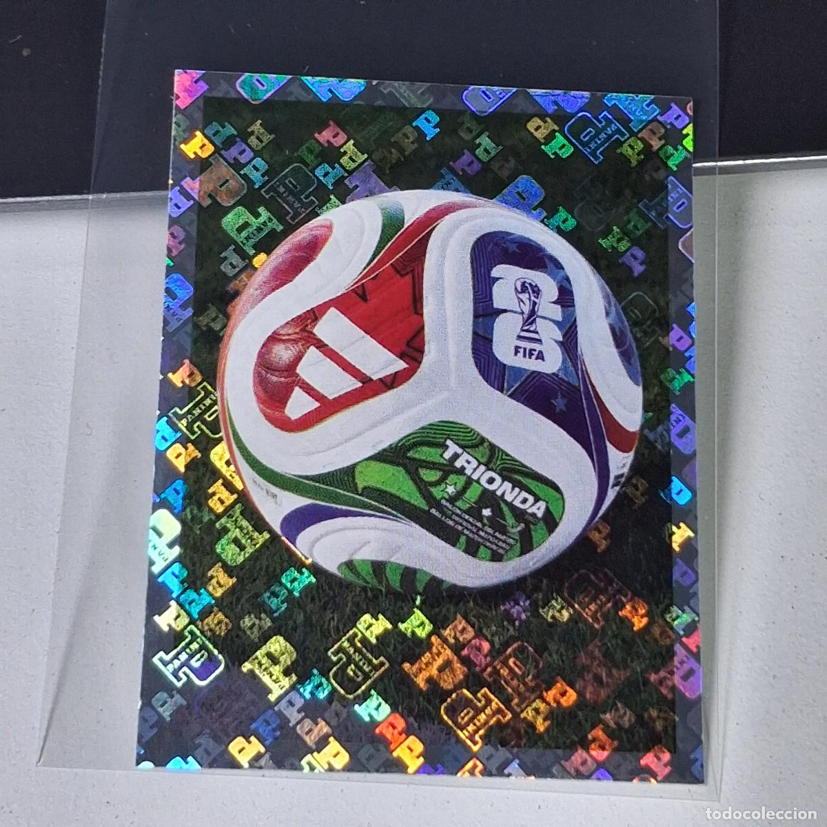 Cromos de F&uacute;tbol: A37 FWC5 OFFICIAL BALL BAL&Oacute;N FWC 5 MUNDIAL FIFA WORLD CUP 2026 STICKER PANINI