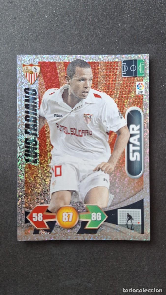 Cromos de F&uacute;tbol: L3 LUIS FABIANO SEVILLA F. C. STAR BRILLANTINA GRUESA ADRENALYN XL LIGA 2009 2010 09 10 PANINI