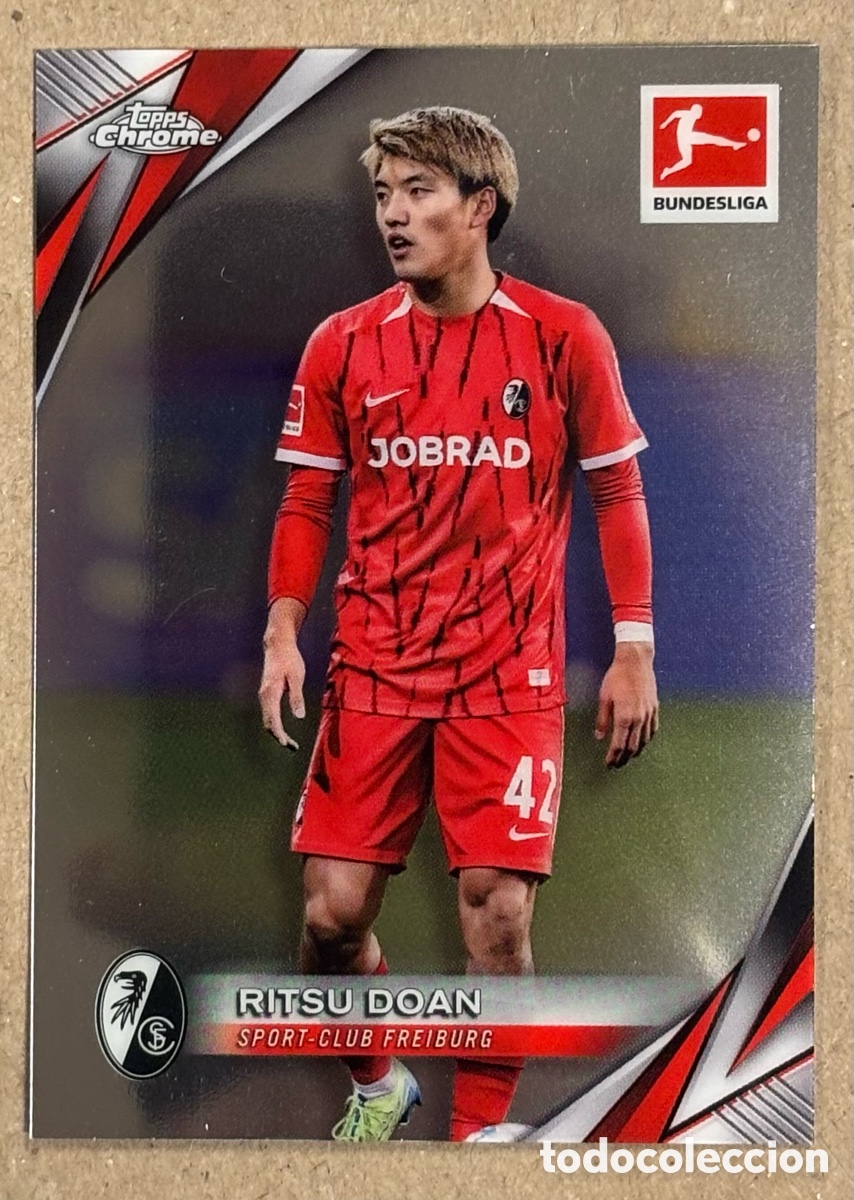 Cromos de F&uacute;tbol: RITSU DOAN (SPORT CLUB FREIBURG). CARTA BUZZ BUNDESLIGA TOPPS CHROME 2025. #40,