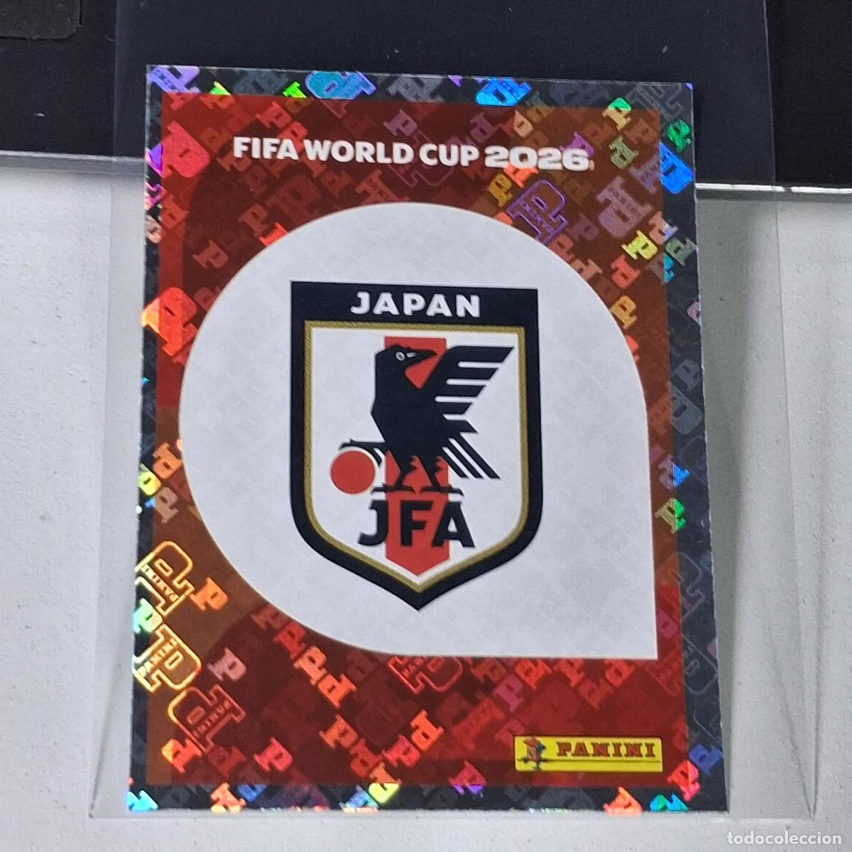 Cromos de F&uacute;tbol: A37 JPN1 EMBLEM ESCUDO 1 JAP&Oacute;N JPN JAPAN MUNDIAL FIFA WORLD CUP 2026 STICKER PANINI
