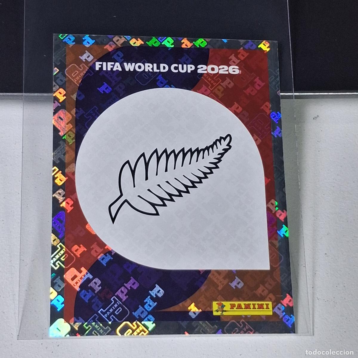 Cromos de F&uacute;tbol: A37 NZL1 EMBLEM ESCUDO 1 NUEVA ZELANDA NZL NEW ZEALAND MUNDIAL FIFA WORLD CUP 2026 STICKER PANINI