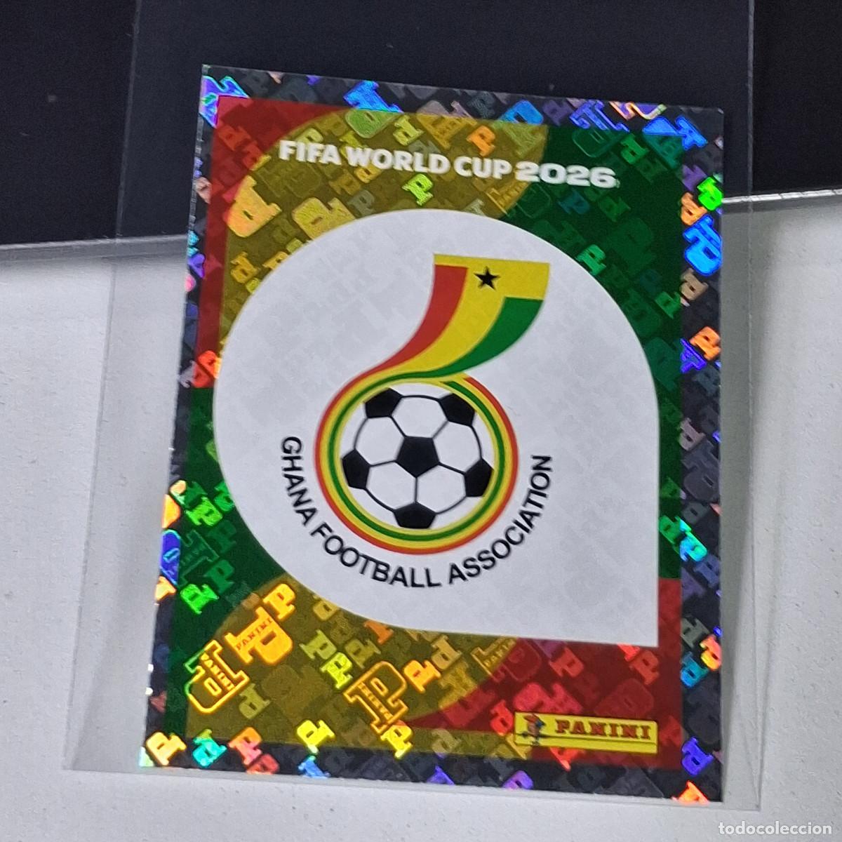 Cromos de F&uacute;tbol: A37 GHA1 GHA 1 ESCUDO LOGO BADGE GHANA MUNDIAL FIFA WORLD CUP 2026 STICKER PANINI