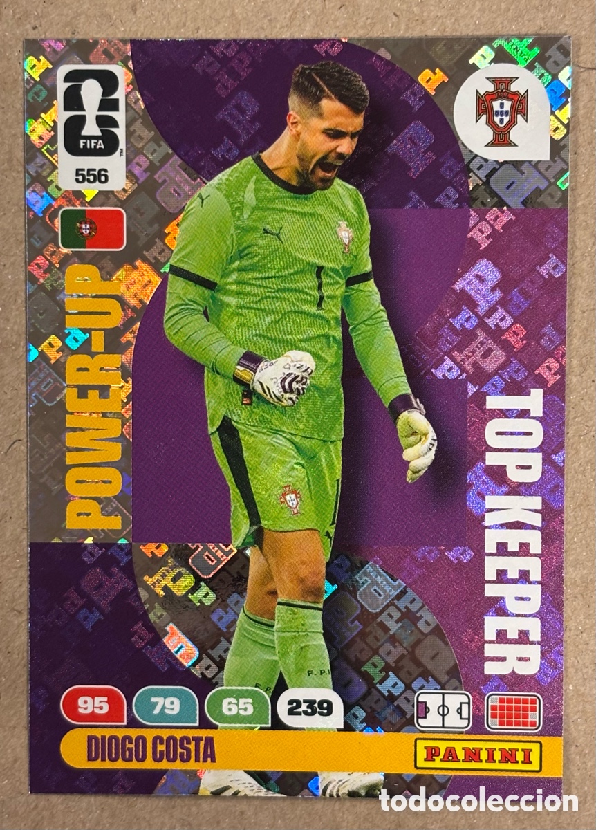 Cromos de F&uacute;tbol: DIEGO COSTA (PORTUGAL). CARTA POWER-UP TOP KEEPER PANINI ADRENALYN XL FIFA WORLD CUP 2026. #556
