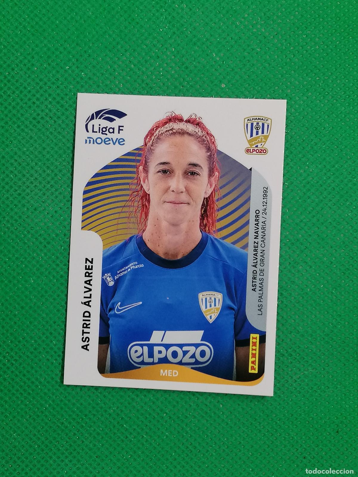 Cromos de F&uacute;tbol: 17 ASTRID ALVAREZ ALHAMA CF EL POZO ⚽ PANINI LIGA FEMENINA F MOEVE 25 26 2025 2026 ⚽