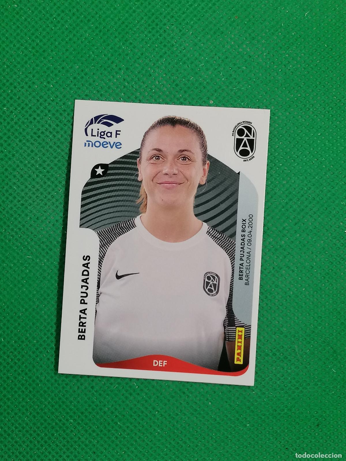Cromos de F&uacute;tbol: 70 BERTA PUJADAS BADALONA ⚽ PANINI LIGA FEMENINA F MOEVE 25 26 2025 2026 ⚽