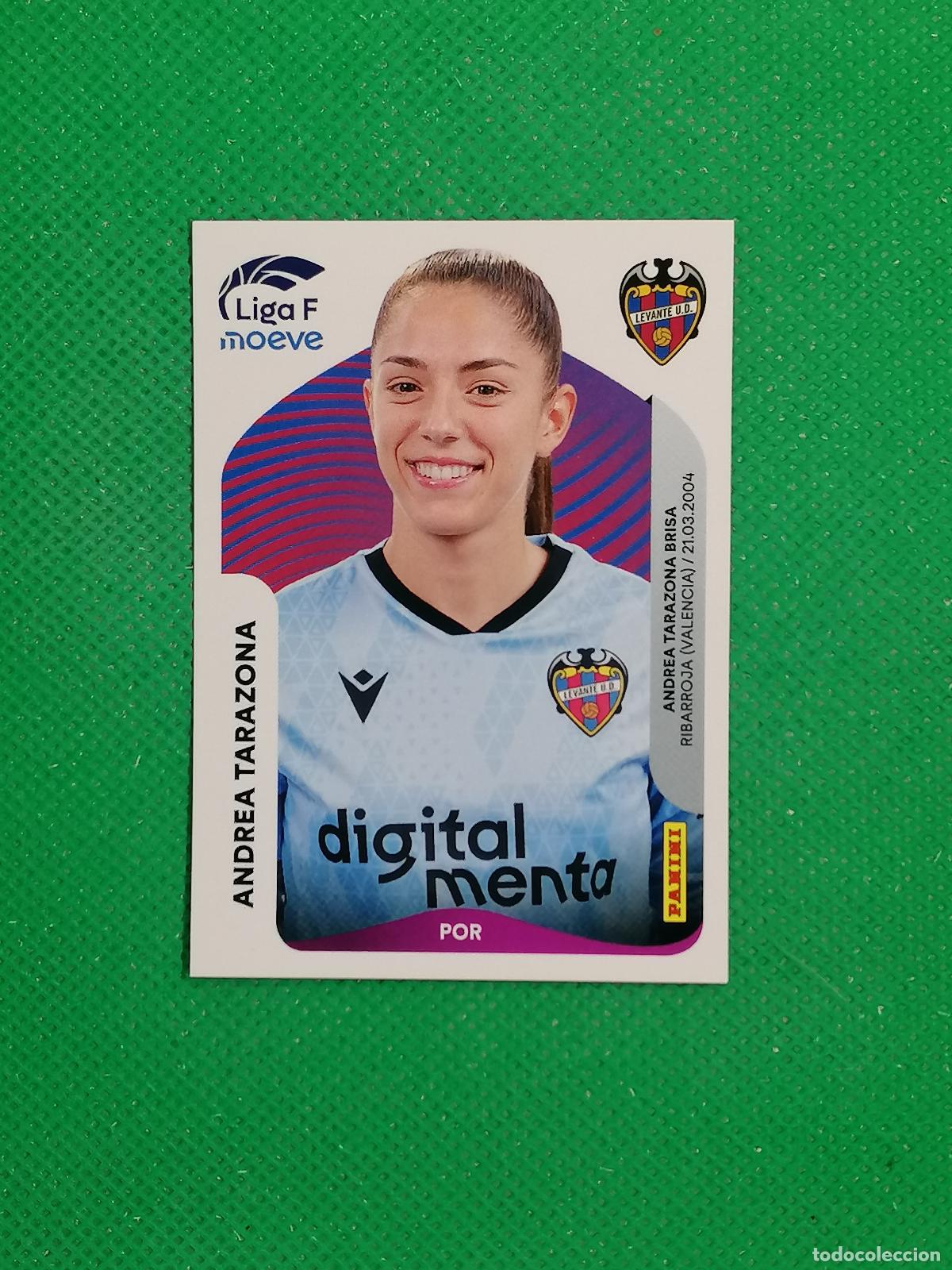 Cromos de F&uacute;tbol: 225 ANDREA TARAZONA LEVANTE ⚽ PANINI LIGA FEMENINA F MOEVE 25 26 2025 2026 ⚽