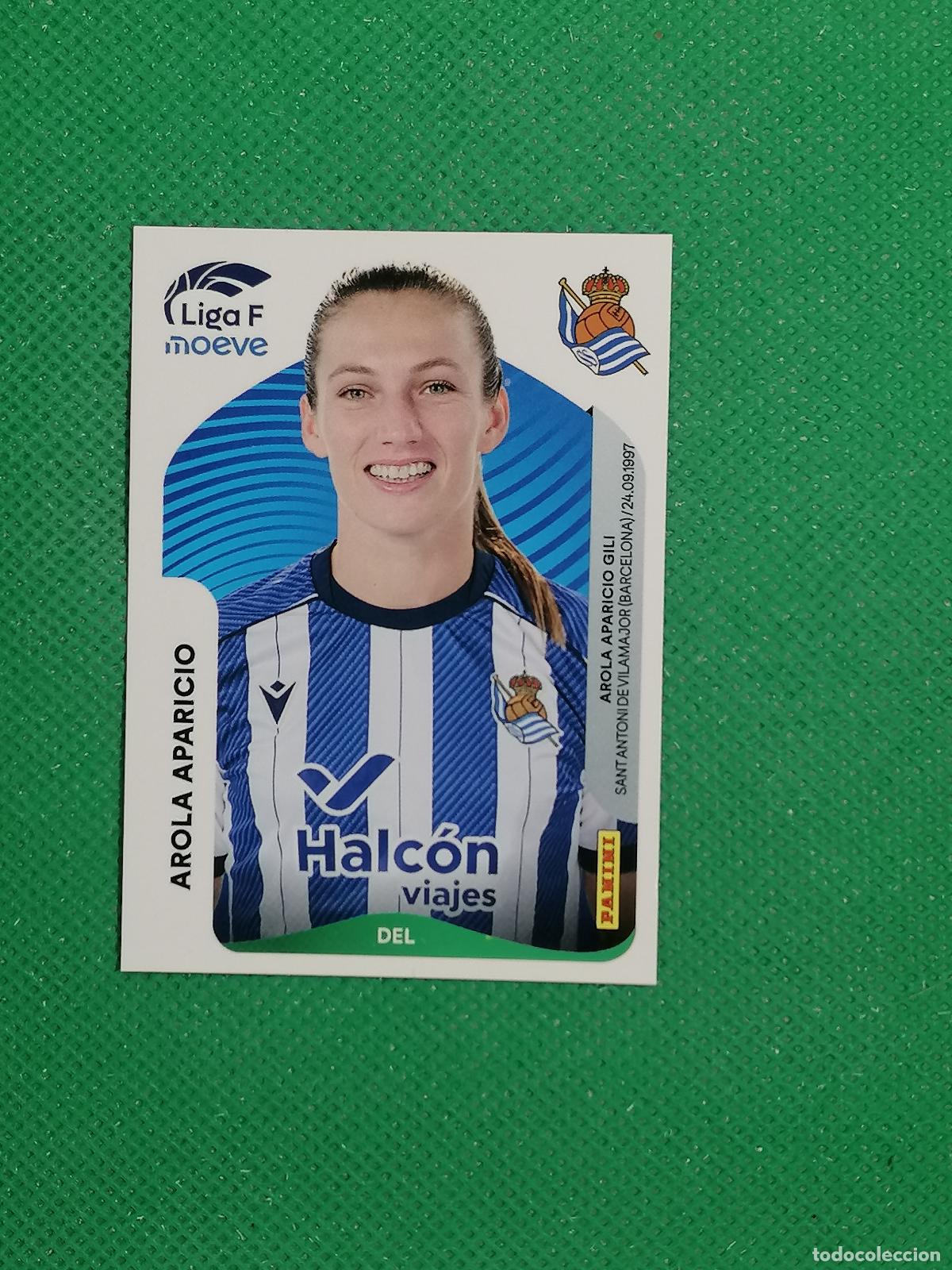Cromos de F&uacute;tbol: 298 AROLA APARICIO REAL SOCIEDAD ⚽ PANINI LIGA FEMENINA F MOEVE 25 26 2025 2026 ⚽