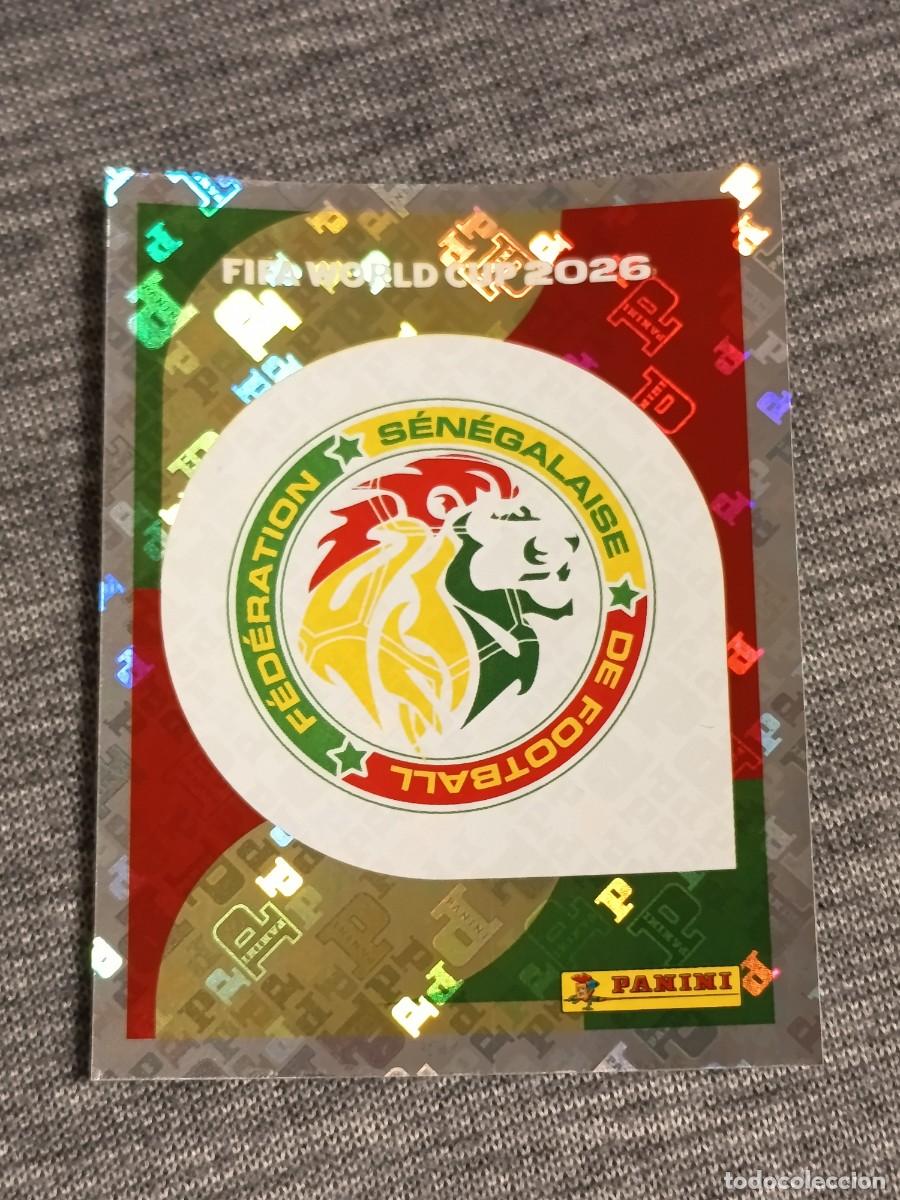 Cromos de F&uacute;tbol: ESCUDO SENEGAL SEN 1 STICKER MUNDIAL 2026 PANINI FIFA WORLD CUP NUEVO