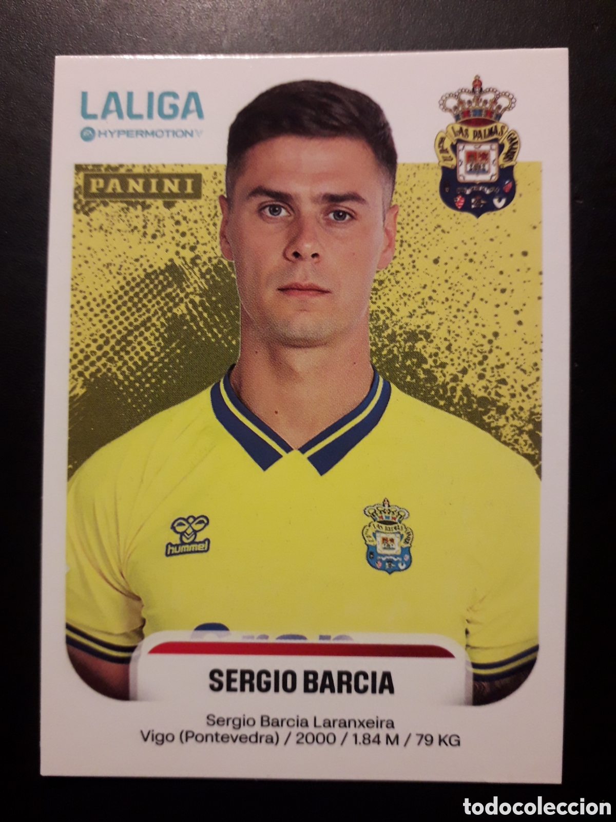 Football Stickers: SERGIO BARCIA LAS PALMAS N&deg; 254 LALIGA HYPERMOTION 25 26 2025 2026 PANINI SIN PEGAR PEDIDO M&Iacute;NIMO 3&euro;