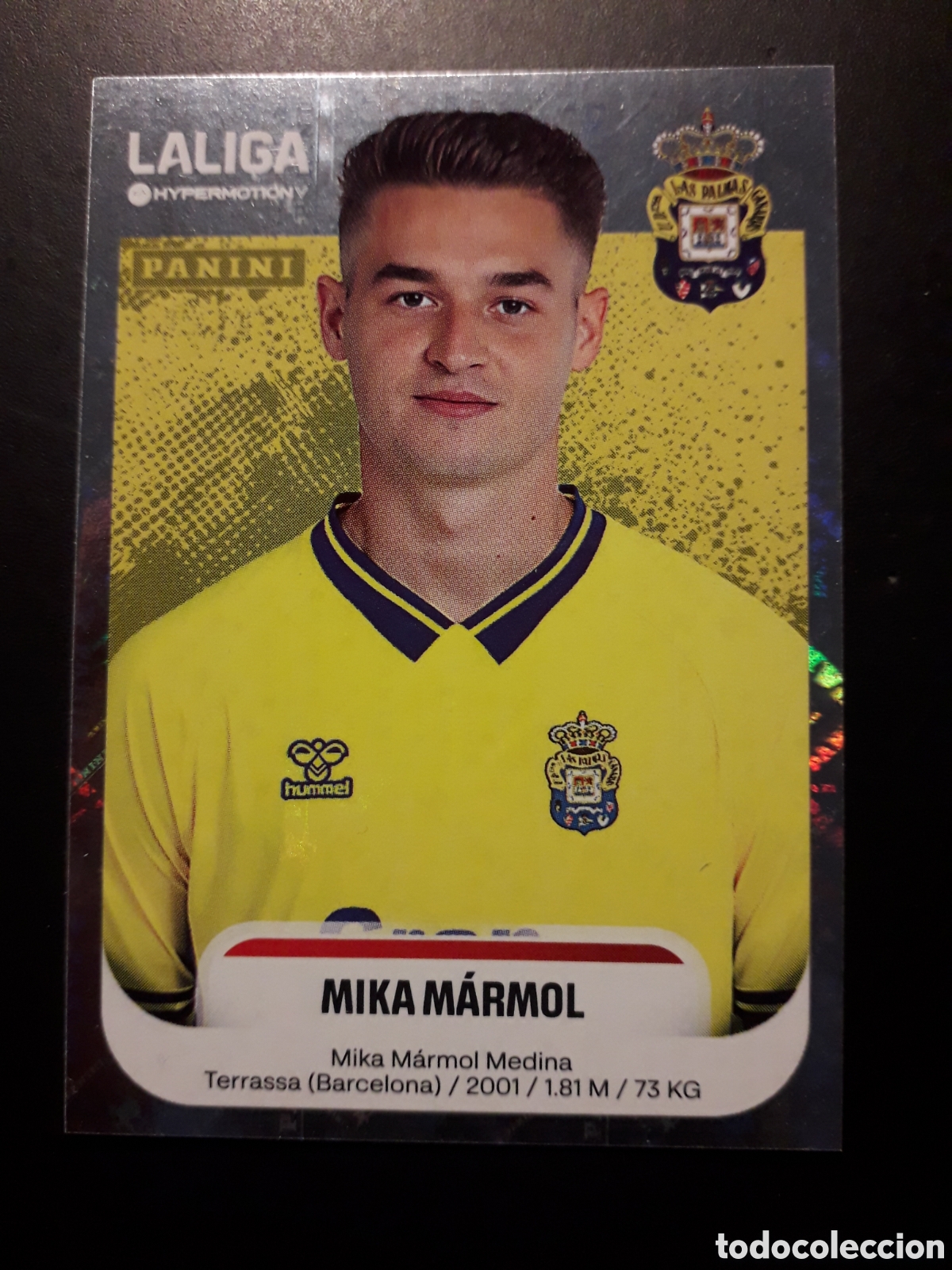 Football Stickers: MIKA M&Aacute;RMOL LAS PALMAS N&deg; 256 LALIGA HYPERMOTION 25 26 2025 2026 PANINI SIN PEGAR PEDIDO M&Iacute;NIMO 3&euro;.