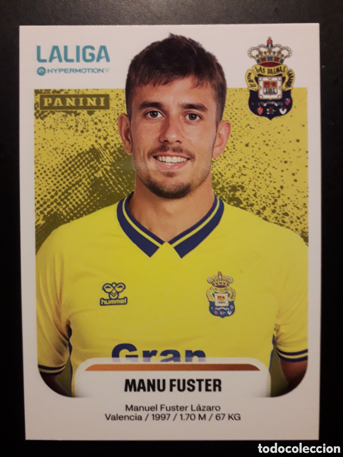 Cartes &agrave; collectionner de Football: MANU FUSTER LAS PALMAS N&deg; 263 LALIGA HYPERMOTION 25 26 2025 2026 PANINI SIN PEGAR PEDIDO M&Iacute;NIMO 3&euro;.