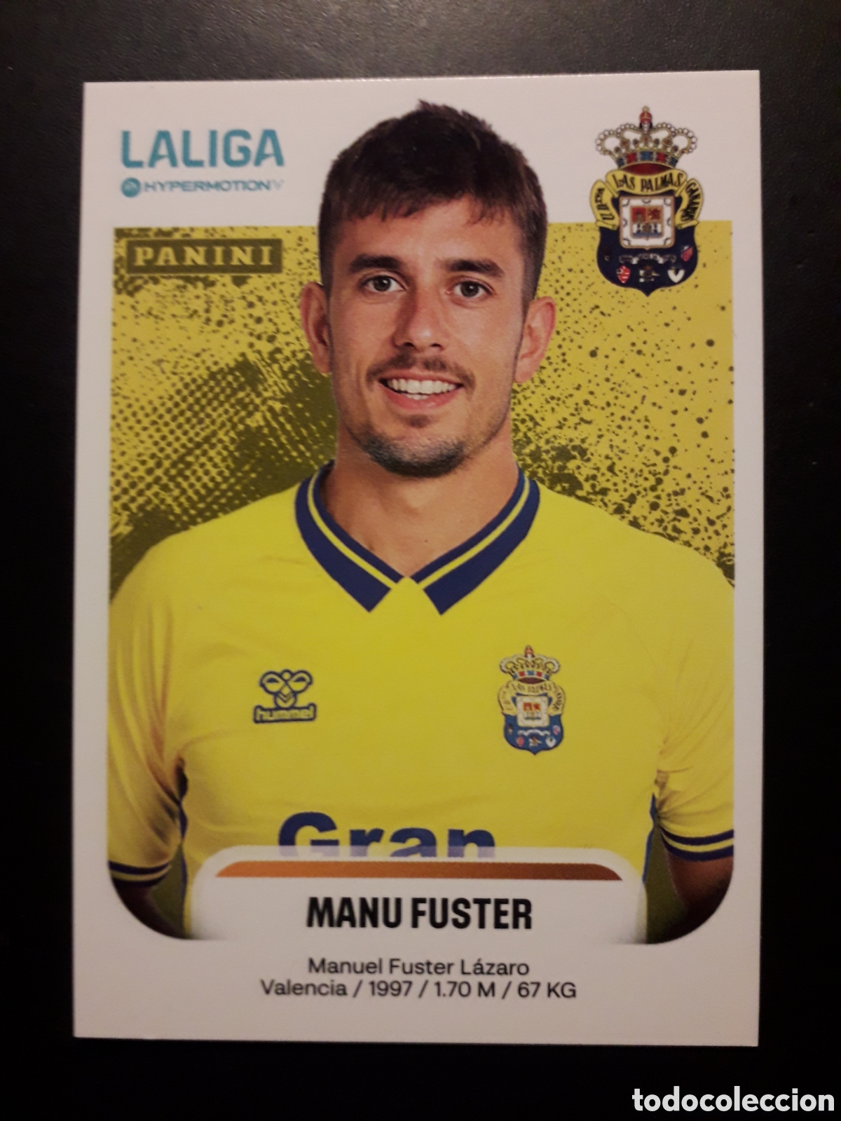 Cartes &agrave; collectionner de Football: MANU FUSTER LAS PALMAS N&deg; 263 LALIGA HYPERMOTION 25 26 2025 2026 PANINI SIN PEGAR PEDIDO M&Iacute;NIMO 3&euro;.