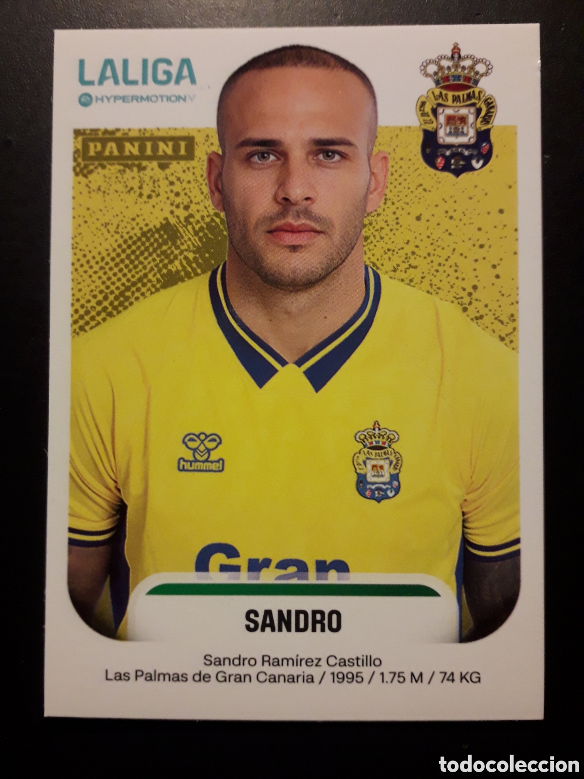 Cromos de F&uacute;tbol: SANDRO LAS PALMAS N&deg; 265 LALIGA HYPERMOTION 25 26 2025 2026 PANINI SIN PEGAR PEDIDO M&Iacute;NIMO 3&euro;