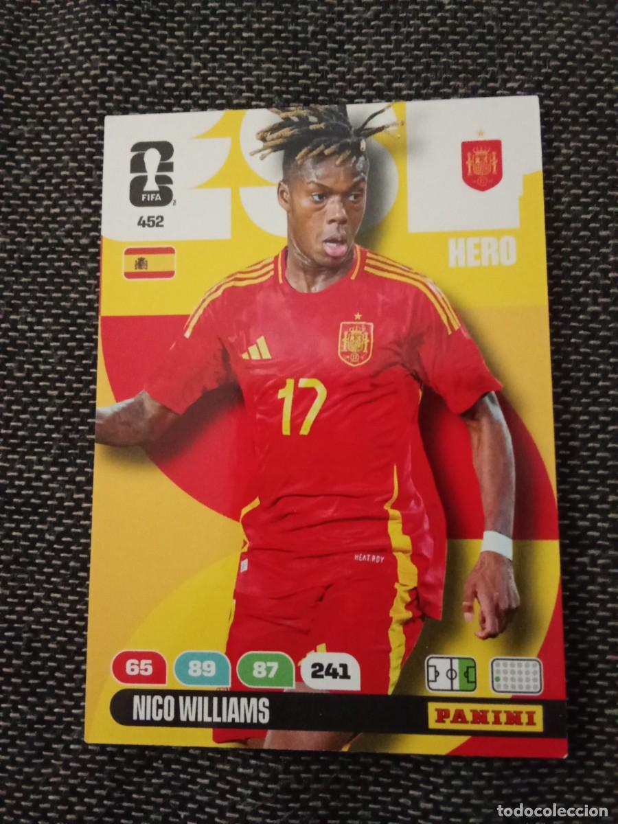 Cromos de F&uacute;tbol: 452 Nico Williams Espa&ntilde;a ADRENALYN FIFA world CUP 2026
