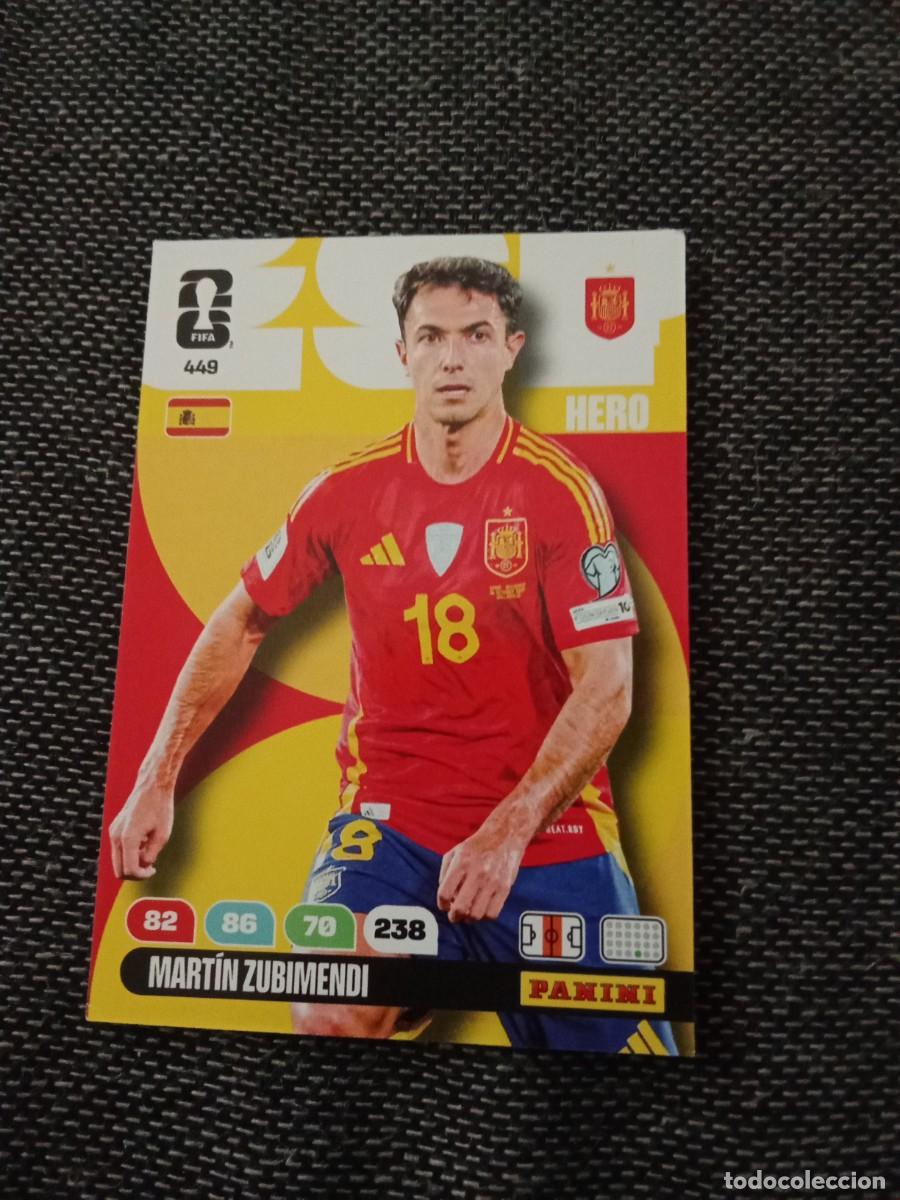 Cromos de F&uacute;tbol: 449 zubimendi Espa&ntilde;a ADRENALYN FIFA world CUP 2026