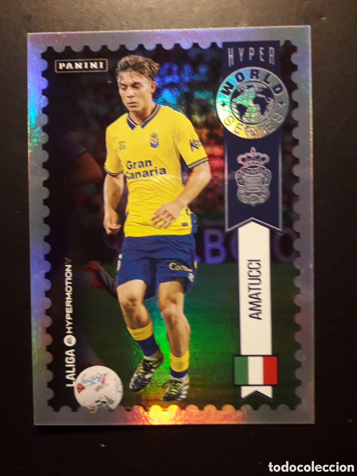 Cromos de F&uacute;tbol: AMATUCCI LAS PALMAS WORLD N&deg; 439 LALIGA HYPERMOTION 25 26 2025 2026 PANINI SIN PEG PEDIDO M&Iacute;NIMO 3&euro;