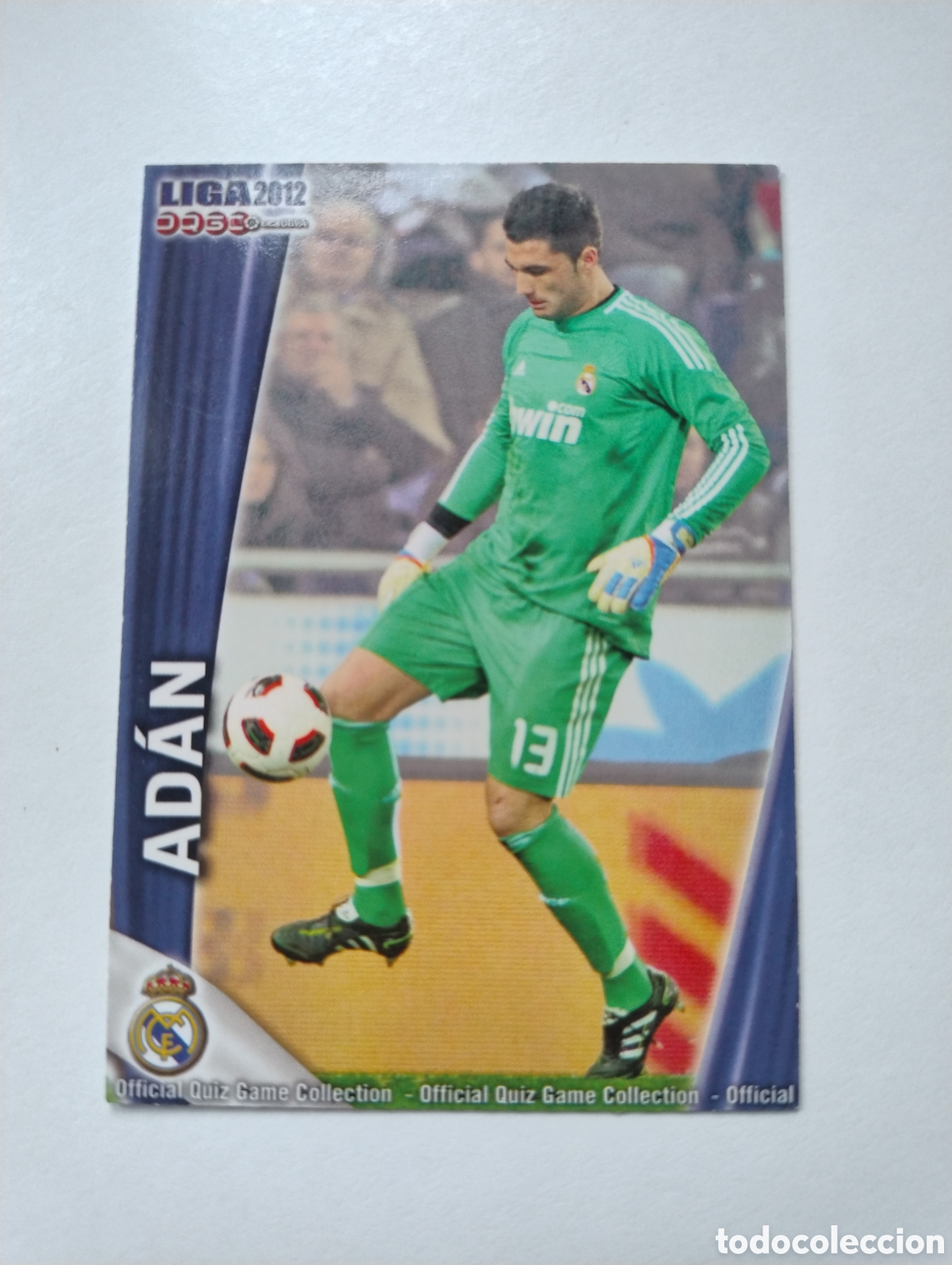 Cromos de F&uacute;tbol: 32 - Ad&aacute;n - Real Madrid - Mundicromo Liga 2012