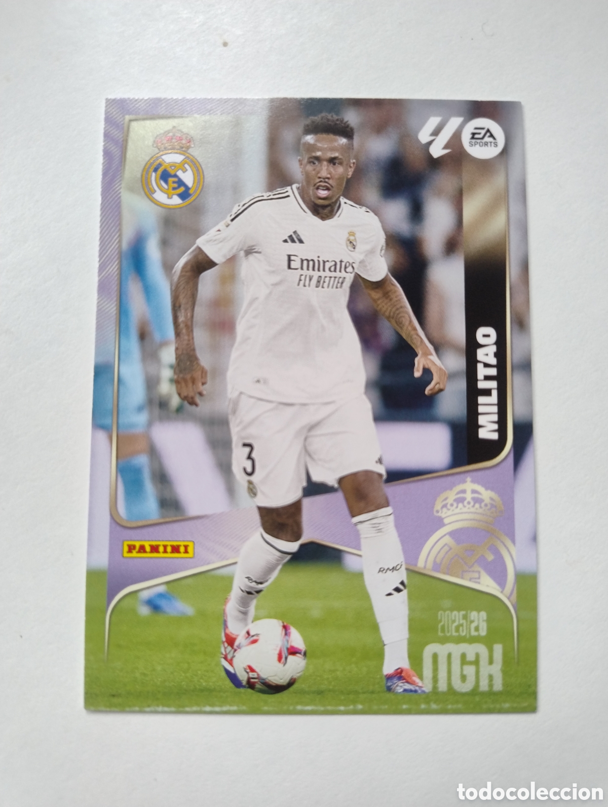 Cromos de F&uacute;tbol: 221 - Militao - Real Madrid - Megacracks 2025 - 2026