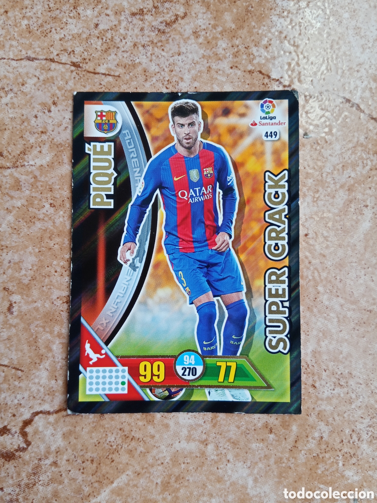 Cromos de F&uacute;tbol: Cromo Adrenalyn 2016-17 Defensa Piqu&eacute;