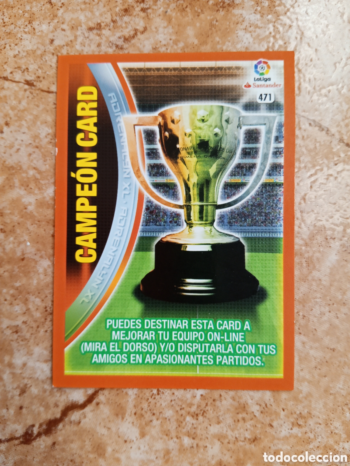 Fu&szlig;ball-Sticker: Cromo Adrenalyn 2016-17 Campe&oacute;n Card