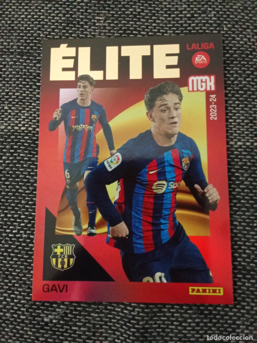 Fu&szlig;ball-Sticker: 5 Gavi FC Barcelona elite megacracks 2023-24
