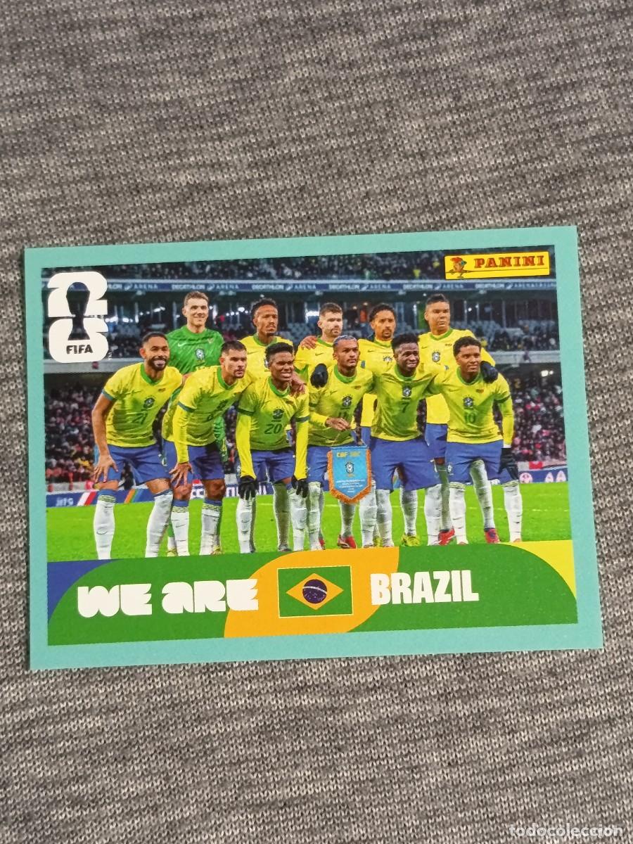 Fu&szlig;ball-Sticker: ALINEACI&Oacute;N BRASIL BRA 13 STICKER MUNDIAL 2026 PANINI FIFA WORLD CUP NUEVO