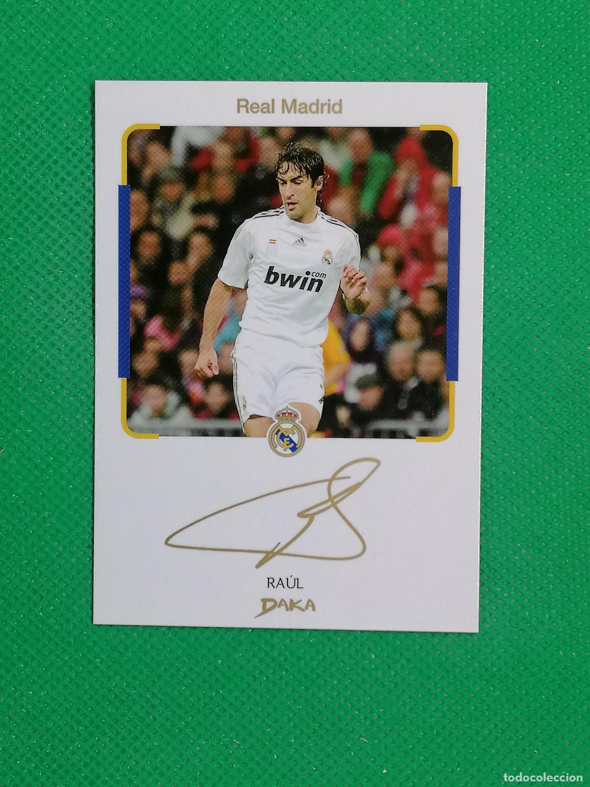Cromos de F&uacute;tbol: IC-12 RAUL INSTANT CHEKI FIRMA IMPRESA ⚽ DAKA TOP AUDIENCE REAL MADRID 2025 2026 25 26 ⚽