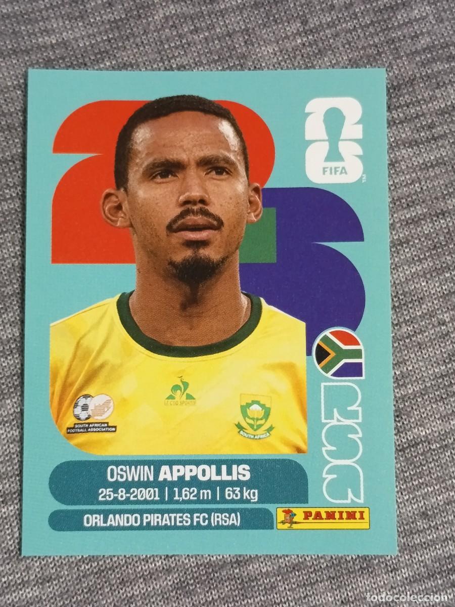 Cromos de F&uacute;tbol: APPOLLIS RSA 20 STICKER MUNDIAL 2026 PANINI FIFA WORLD CUP NUEVO