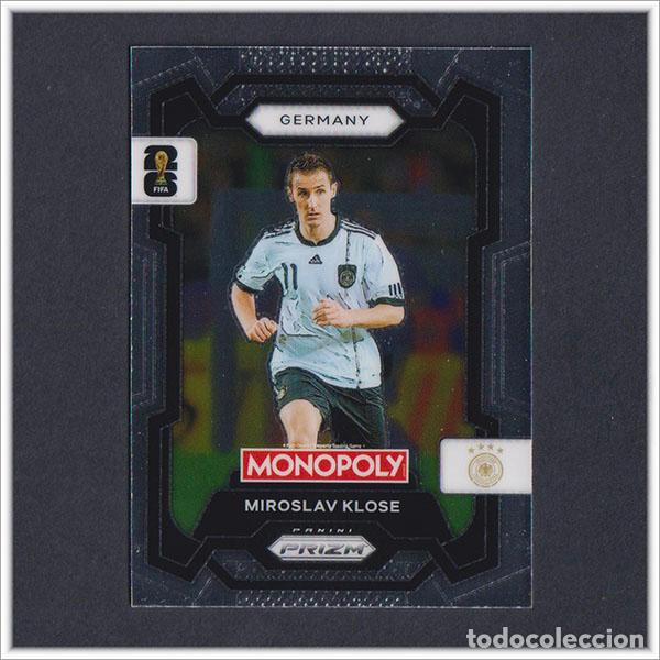 Cromos de F&uacute;tbol: FIFA WORLD CUP 2026 PANINI PRIZM MONOPOLY MIROSLAV KLOSE 62 ALEMANIA COLECCI&Oacute;N ALBUM MUNDIAL