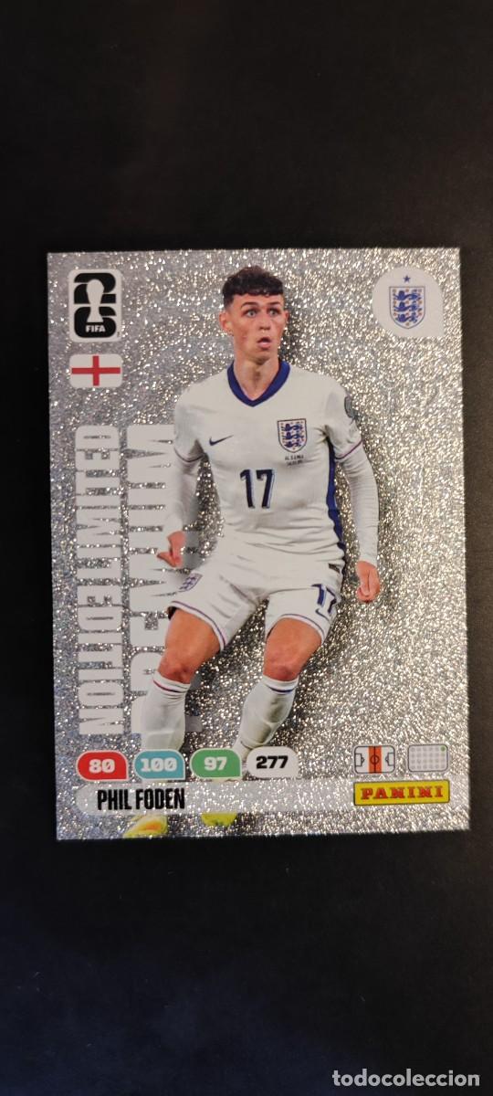 Cromos de F&uacute;tbol: ADRENALYN XL FIFA WORLD CUP 2026 CARD LIMITED EDITION PREMIUM FODEN INGLATERRA # PANINI