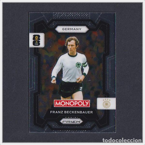 Cromos de F&uacute;tbol: FIFA WORLD CUP 2026 PANINI PRIZM MONOPOLY FRANZ BECKENBAUER 60 ALEMANIA COLECCI&Oacute;N ALBUM MUNDIAL