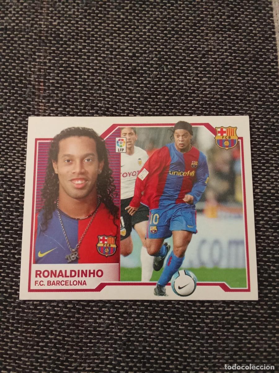 Cromos de F&uacute;tbol: Ronaldinho FC Barcelona liga este 2007-08 o 07 08