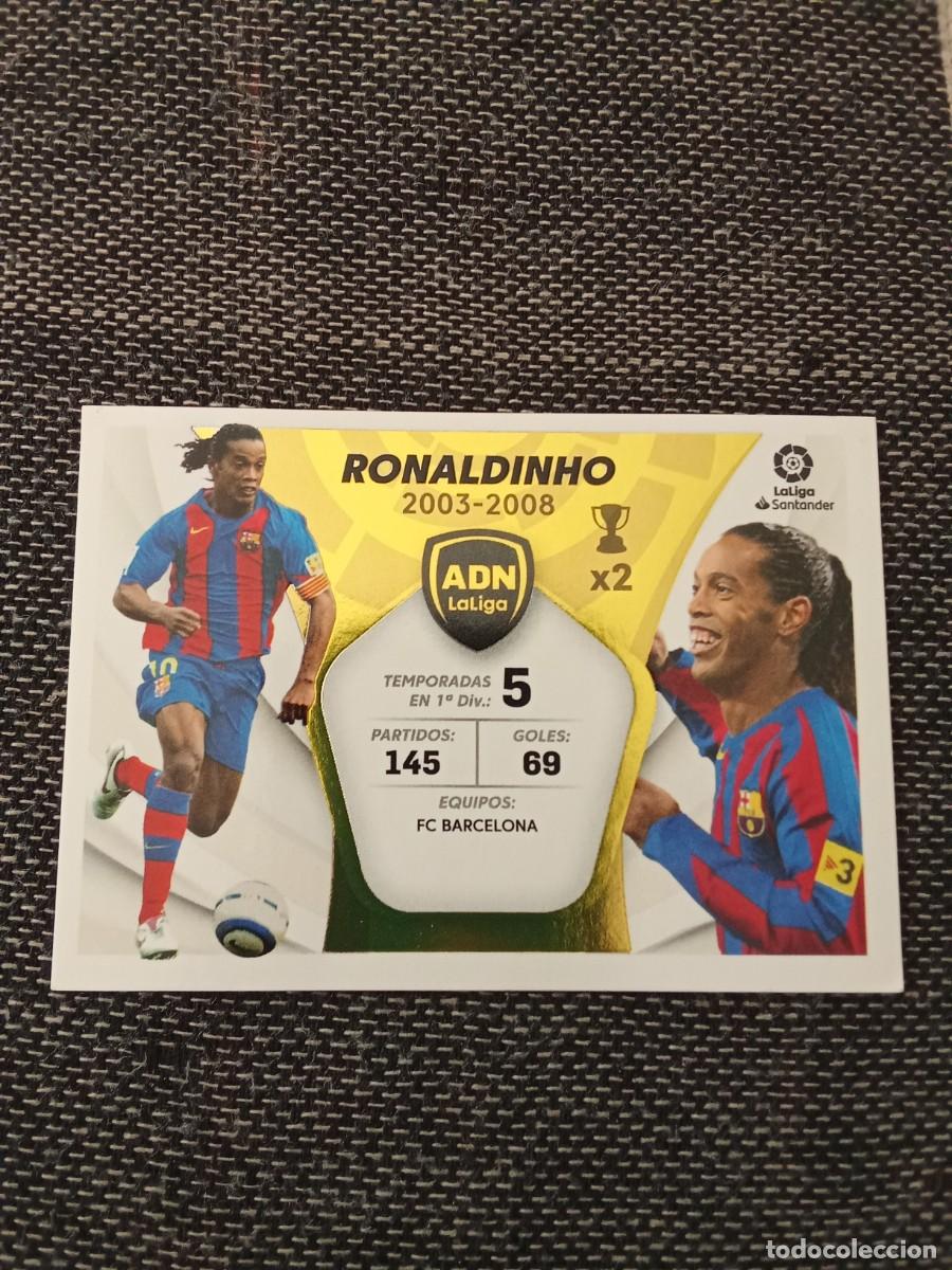 Cromos de F&uacute;tbol: 26 ADN la liga Ronaldinho FC Barcelona liga este 2021-22