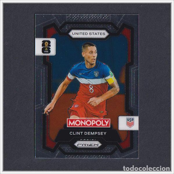 Cromos de F&uacute;tbol: FIFA WORLD CUP 2026 PANINI PRIZM MONOPOLY CLINT DEMPSEY 51 USA EEUU COLECCI&Oacute;N ALBUM MUNDIAL
