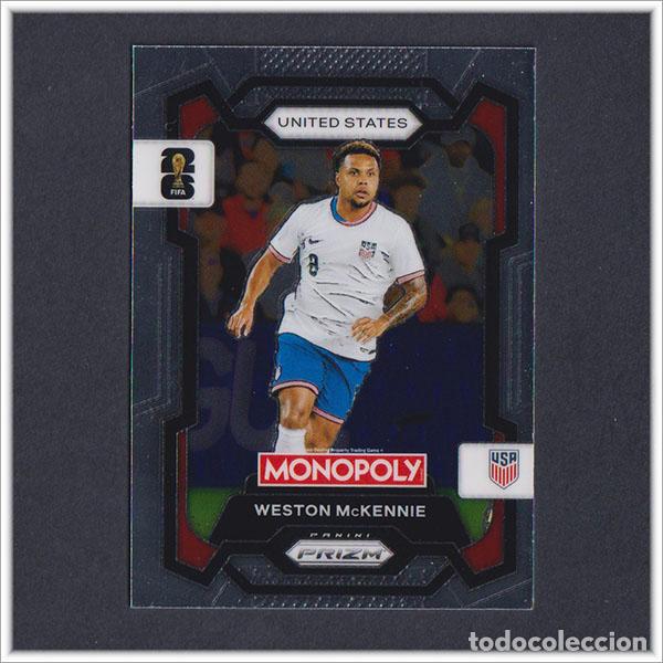 Cromos de F&uacute;tbol: FIFA WORLD CUP 2026 PANINI PRIZM MONOPOLY WESTON MCKENNIE 50 USA EEUU COLECCI&Oacute;N ALBUM MUNDIAL