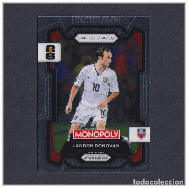 Cromos de F&uacute;tbol: FIFA WORLD CUP 2026 PANINI PRIZM MONOPOLY LANDON DONOVAN 48 USA EEUU COLECCI&Oacute;N ALBUM MUNDIAL